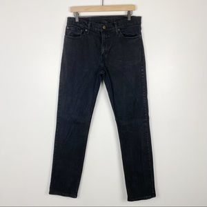 Levi’s 511 mens black denim jeans size W32 L32